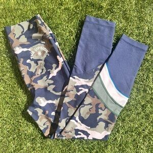 The Upside X Soulcycle Camo Navy Legging